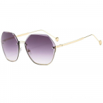 Madingi berėmiai gradientiniai akiniai nuo saulės - Korėjieti&scaron;ko stiliaus moterims frameless cut edge gradient sunglasses pilka spalva