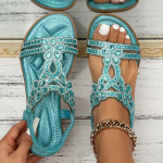 Shui Zuan Cool Sandals Moteri&scaron;ki nauji didelio dydžio vasaros madingi bohemi&scaron;ki batai moterims 38