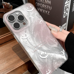 Plunksnų telefono dėklas, skirtas iPhone 11 13 16 Pro Max iPhone 14 15 Pro Max 12 13 Pro Max 16 Samsung S24 FE A55 A05S A54 S22 A15 S23 A12 A52S A34 A05S A14 iPhone 11 gryna