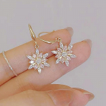 Ateivių perlų auskarai su auk&scaron;tos klasės prancūzi&scaron;ko dizaino pakabuku moterims One Size