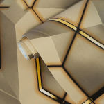 PVC Sutir&scaron;tinti 3D Kietosios Geometrijos Lipnūs Tapetai Renovacijos Lipdukai Vie&scaron;bučio Namų Dekoravimas 20M
