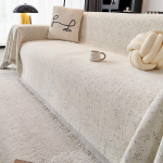 Auk&scaron;čiausios kokybės &scaron;enilinis sofos užvalkalas: 2024 m. universali visų sezonų antklodė 230CM Double