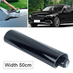 Bendras vinilo apvyniojimas automobilių i&scaron;orės apdailai 1,52 M nuimami priedai PVC profesionalūs blizgūs juodi automobilių lipdukai Automobilių lipdukai 10CM