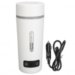 Automobilinis &scaron;ildomas puodelis, nepralaidus, 4 temperatūrų reguliavimas, 350 ml, ne&scaron;iojamas, nerūdijančio plieno, elektrinis, kelioninis L