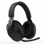Su &bdquo;Bluetooth&ldquo; suderinamos laisvų rankų įrangos stereofoninės muzikos i&scaron;orinės sulankstomos belaidės žaidimų ausinės su juoda