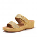 Moteri&scaron;kos &scaron;lepetės už vandens deimantinio &scaron;laito ribų su &scaron;lepetėmis, moterys avinčios bohemi&scaron;ko etninio stiliaus romėni&scaron;kas atostogų &scaron;lepetes 36 geltona