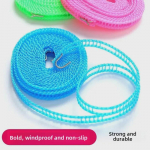 Atspari vėjui, neslystanti nailoninė drabužių virvė: Patvari virvė antklodėms ir drabužiams džiovinti. 3 meters, random color / 1000 per box