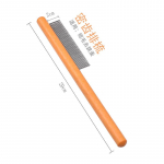 Medinis &scaron;ukos gyvūnams plaukams ir blusoms &scaron;alinti - &Scaron;uo ir katė priežiūros įrankis Pet Comb