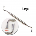 Nerūdijančio plieno dantų implantų dantenų retraktorius Dantenų atitraukimas Dantų dantenų separatorius Izoliacija Chirurginis instrumentas Dvigalių galų 1 piece Large