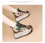 2024 universalūs moteri&scaron;ki batai aksominiai batai moteri&scaron;ki auk&scaron;takulniai laisvalaikio sportiniai batai nauji žieminiai platforminiai tėčio batai nuo &scaron;alčio apsaugantys medvilniniai batai 35 raudona