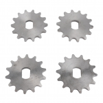 4 vnt. Variklio žvaigždutė 14 dantų Plieninė Didelio stiprumo Priekinė žvaigždutė 420 grandinės modifikacijai