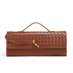 Personalizuotas ir auk&scaron;tos klasės pintas vakarinis krep&scaron;ys, eleganti&scaron;kas rankinis krep&scaron;ys moterims, vintažinis horizontalus baguette krep&scaron;ys, kasdienis krep&scaron;ys per petį