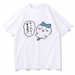 Mieli Chiikawa mar&scaron;kinėliai Unisex / Moteri&scaron;ki Harajuku Estetiniai grafiniai Kawaii mar&scaron;kinėliai Unisex Anime animacinių filmų Oversize medvilniniai mar&scaron;kinėliai Korėja XL