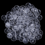 50 rinkinių Kam T5 skaidrių plastikinių dervos spaudžių sagų tvirtinimo elementų spaudė 12 mm