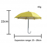 Telefono nuo saulės skydelis Telefono laikiklis Skėtis Mini skėtis Žaislinis skėtis Dviratui Mobiliojo telefono laikiklis