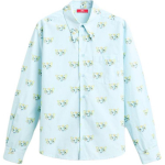 Zara X Harry Lambert Bendradarbiavimas FW24 Mar&scaron;kiniai su sagomis ir dramblių ra&scaron;tu Ilgomis rankovėmis Unisex mar&scaron;kiniai Mėlynas 06917385-403 L