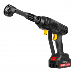 Ne&scaron;iojamas auk&scaron;to slėgio belaidis automobilio ploviklis - įkraunamas ličio baterijomis maitinamas vandens pistoletas automobilių valymui