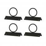 4 vnt. Kampinis stulpelis virvės laikiklis Didelio stiprumo 304 nerūdijančio plieno virvinė tvora