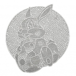 Stalo servetėlė Izoliacija nuo kar&scaron;čio PVC Stalo įrankių padėkliukas Triu&scaron;io stiliaus Valgomojo lėk&scaron;tės kilimėlis Tu&scaron;čiaviduris dizainas Valgomojo lėk&scaron;tės padėkliukas