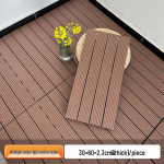 Vandeni&scaron;ka neslydi PVC lauko grindų danga balkono ir terasos renovacijai Single Piece Price (11 pieces per sq. meter)