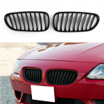 Matte Black Priekinis buferis Sportinės inksto grotelės grotelės BMW Z4 E85 E86 2003-2008
