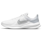 Nike Downshifter 11 Balti Metalinio Sidabro Moteri&scaron;ki Sportbačiai Pure-Platinum Wolf-Grey CW3413-100 36