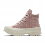 Converse Chuck Taylor All Star Lugged 2.0 High Stripe Knit Unisex sportbačiai &ndash; Stone Mauve, rožiniai, egret A03243C 37.5