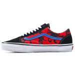 Krooked x Vans Skate Old Skool Natas For Ray Barbee Unisex Kedai Juodi Desert-Raudoni VN0A5FCBAPC 36.5