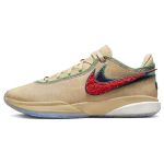 Nike LeBron 20 EP Four Horsemen Vyri&scaron;ki sportbačiai Rudo sezamo ir &scaron;viesiai raudonos spalvos DV9089-200 43 beige