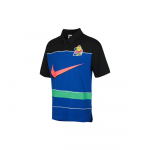 Nike Spalvų Bloko Laisvalaikio Sportiniai Mar&scaron;kinėliai Trumpomis Rankovėmis Vyri&scaron;ki Vir&scaron;utiniai Drabužiai Mėlyni DM7918-480 XL
