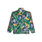 Adidas Originals X Kerwin Frost Animacinių filmukų ra&scaron;to dirbtinio kailio apykaklės striukė Vyri&scaron;ka striukė Žalia H66306 S