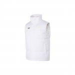 Under Armour vientos spalvos stovimos apykaklės vėjui atspari &scaron;ilta pūkinė liemenė Unisex liemenės Balta 21600803-100 S