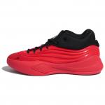 adidas Dame X Dolla Raudoni Vyri&scaron;ki Sportbačiai Pure-Ruby Core-Black Silver-Metallic JP6093 44⅔