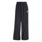 Adidas Moteri&scaron;ki Essentials 3-Stripes Laisvalaikio Audiniai Para&scaron;iutinio stiliaus Sportinės kelnės Juoda/Balta Moteri&scaron;ka Gatvės mada JE1306 XL