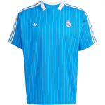 Adidas Originals Real Madrid Patogūs Mink&scaron;ti Odai Draugi&scaron;ki Trumpomis Rankovėmis Futbolo Mar&scaron;kinėliai Unisex Vir&scaron;utiniai Drabužiai JN3060 M