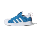 Adidas Originals Superstar 360 Patogūs žemi vaiki&scaron;ki riedlenčių batai Vaiki&scaron;ki sportbačiai Mėlyni Balti GY9141 32