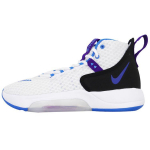 Nike Zoom Rize 1 Patogūs universalūs vidutinio auk&scaron;čio krep&scaron;inio bateliai su Zoom Air technologija Unisex sportbačiai Juodi Balti Mėlyni BQ5398-101 40.5