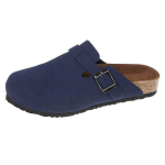 Madingi Comemore Sandalai Moterims 2025 Mules &Scaron;lepetės Retro Suede Sandalai Vienspalviai Vyri&scaron;ki Moteri&scaron;ki Batai Lengvi Patogūs &Scaron;lepetės Klumpės 45 42 blue