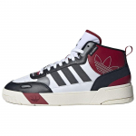 Adidas Originals Post Up odiniai apvalios nosies suvarstomi amortizuojantys patvarūs vidutinio ūgio sportbačiai unisex sportbačiai raudoni juodi balti ID0845 36