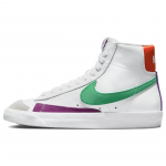 Nike Blazer Mid 77 Vintage Balti Žali Fuksijos Spalvos Moteri&scaron;ki Kedai Riedlentės Batai CZ1055-123 36.5