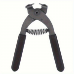 1 vnt. Odos apdirbimo skylamu&scaron;is 4 mm skylėms Anglies plieno Odos apdirbimo rankinis įrankis 17 cm Rankinės Anglies plieno Tylios replės juoda
