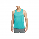 Nike Dri-FIT ADV Stride Madingas apvalios apykaklės universalus patogus liemenė vyri&scaron;ki vir&scaron;utiniai drabužiai Mėlynai žalias HV5211345 XXL