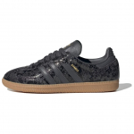 adidas Samba OG Gyvatės odos pakuotė - Juodi moteri&scaron;ki kedai Core-Black Grey-Six Gum-3 JQ3532 40⅔