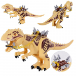 Juros periodo Dinzaurai Statybiniai Blokeliai Brachiosaurus PASIDARYK pats Didelis Dydis Tyrannosaurus Veiksmo Figūrėlės Modeliai Vaikų Žaislai Gyvūnai Dovanos