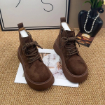 Interneto įžymybės auliukiniai auk&scaron;takulniai sniego batai universalūs vandeniui atsparūs medvilniniai batai moteri&scaron;ki batai zom&scaron;iniai aulinukai 2025 žiema neslidūs Martin batai 35 tamsiai ruda spalva