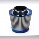 Mėlynas 3 76mm Power Intake High Cold Įsiurbimo Filtro Valiklis Lenktyninio Automobilio Filtras Universalus AIT27 One Size