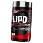 Lipo 6 Riebalų degintojas, Itin koncentruotas, Lipo-6 Black Ultra concentrate, Nutrex 60 kaps. (02152007) 60caps