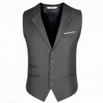 Suknelės liemenės vyrams Slim Fit Vyri&scaron;ka kostiumo liemenė Vyri&scaron;ka liemenė Gilet Homme Kasdieninė berankovė formali verslo striukė plius dydis 6XL juoda