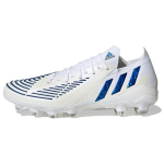 Adidas Predator Edge.1 Patogūs universalūs futbolo bateliai vyrams Futbolo bateliai Balti mėlyni GZ6439 40⅔