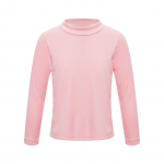 Vaikams Berniukams Mergaitėms Terminiai Apatiniai Mar&scaron;kinėliai ilgomis Rankovėmis su Auk&scaron;tu Kaklu Vienspalviai &Scaron;ilti Mar&scaron;kinėliai Apatiniai Drabužiai Namų Drabužiai 9-10 Years rožinė